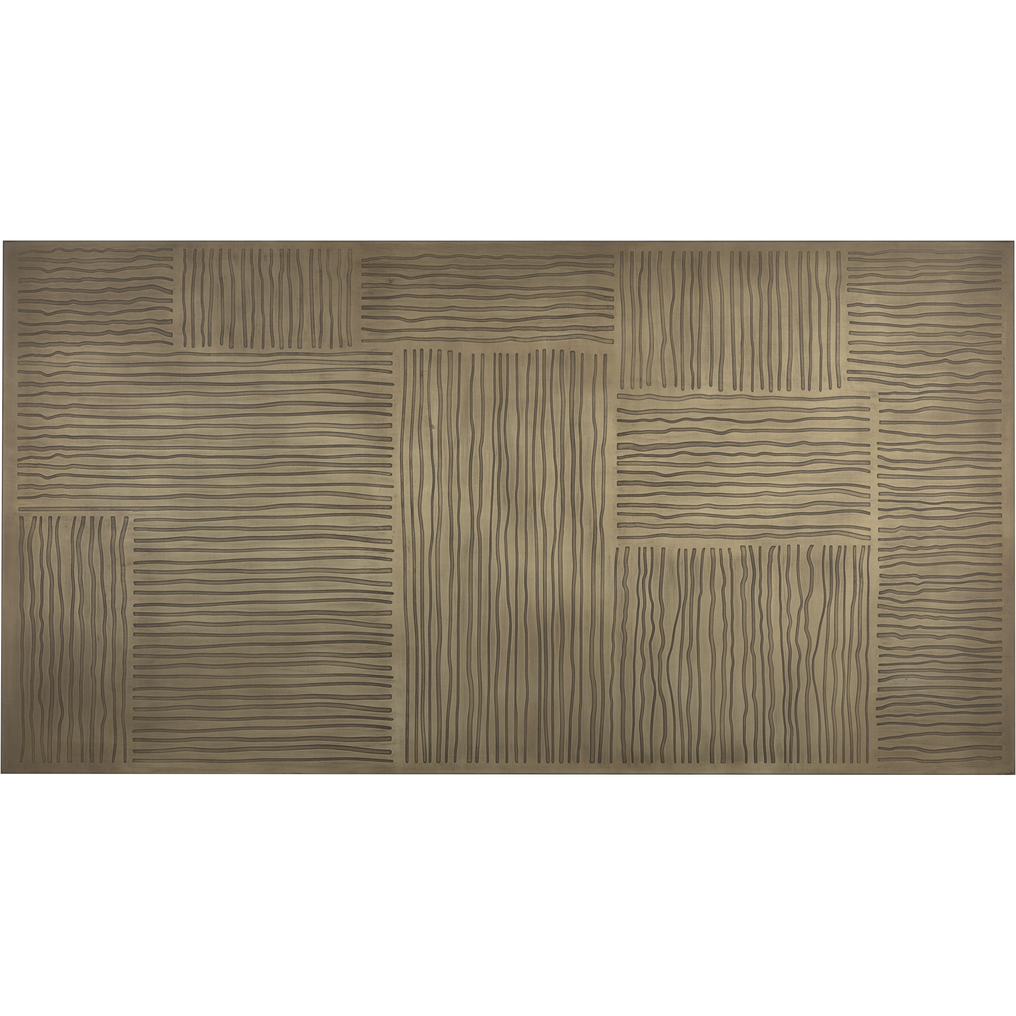 Corina Antique Brass Bar Table